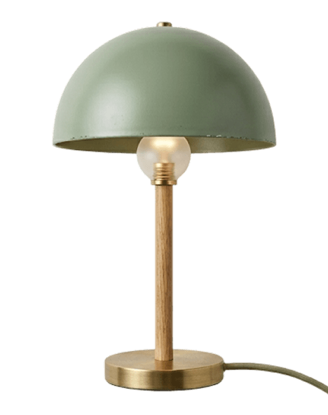 Green desk lamp